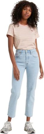 Levi's Dames/Dames 501 Gewatteerde Jeans (Lichtblauw)