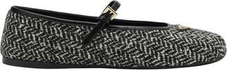 Prada Ballerina - Dames - Schoenen - Zwart - Maat: 41 EU Wol