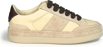 Vic Mati&eacute; K22 Ring Veterschoen - Dames - Sneakers - Beige - 39 EU - Leer - Schoenen