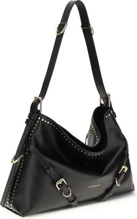 Givenchy Womens Black Calf Leather Bos Taurus Shoulder Bag
