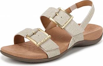 Vionic Womens Reese Slingback Sandal In Oatmeal