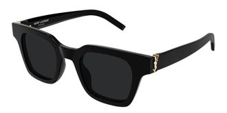 Saint Laurent SL M157 001 Womens Sunglasses Black Size 47 - Free RX Lenses - Free RX Lenses