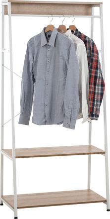 Clp Clp - Perchero De Pie Luton Natural/blanco
