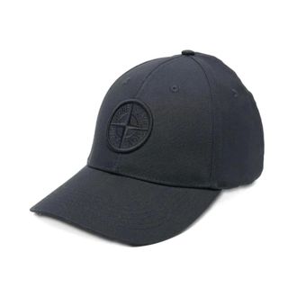 Stone Island Caps, male, Blue, Size: ONE SIZE Cotton Baseball Cap