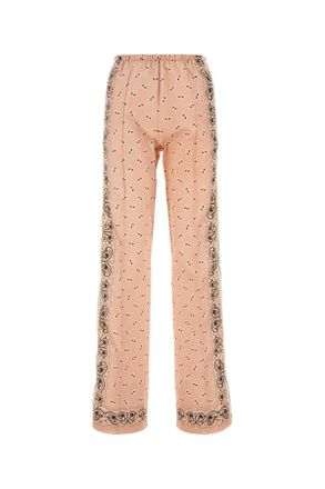 Palm Angels Printed Linen Blend Pant
