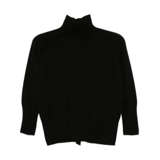 Simone Rocha Dames, Truien, Zwart, Maat: S Kasjmier