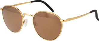 Serengeti Eyewear Gold Metal Sunglasses