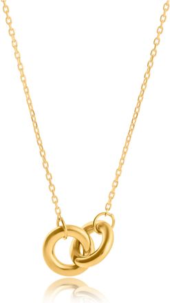 MAX + STONE 14K Yellow Gold Interlock Necklace
