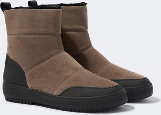 Bogner Botines de ante con borrego