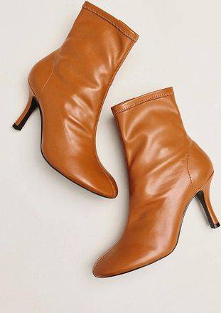 Maeve Round-Toe Sock Boots