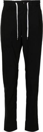 Pantaloni Torino mid-rise tapered chinos - men - Cotton/Elastane/Polyamide - 52 - Black