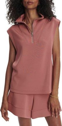 Varley Magnolia 2.0 Sleeveless Half Zip in Canyon Rose at Nordstrom Rack, Size X-Large