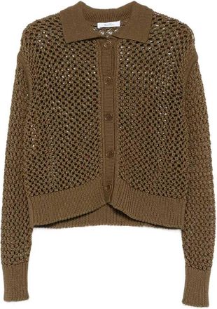 Max Mara opengebreid vest
