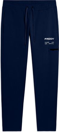 Freddy Pantaloni sportivi gamba dritta con tasca laterale e logo