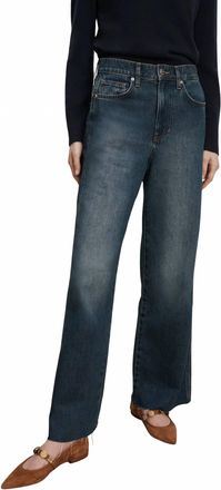 Veronica Beard Taylor Wide Leg Jeans In Rebel Moon