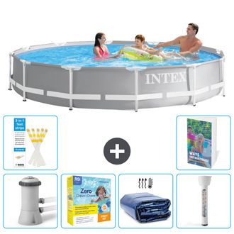 Intex Piscina Prism Frame Redonda - 366x76 Cm - 7-piezas S184