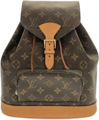 Louis Vuitton Pre-owned Backpacks, female, Brown, Size: ONE SIZE Pre-owned Vintage Monogram Backpack