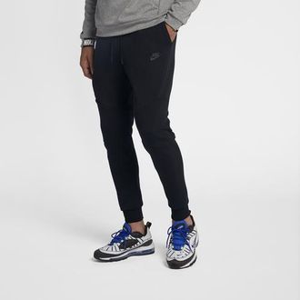 Nike Mens Tech Fleece Joggers - Black/Black Size M