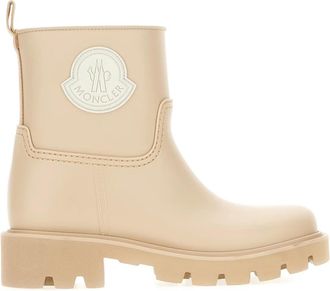 Moncler Enkellaarsjes - Dames - Regenlaarzen - Beige - 38 EU - Nylon - Schoenen