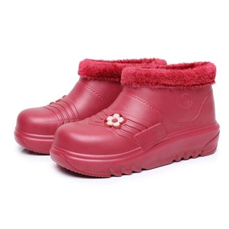 Generic Waterproof Winter Shoes Women Men Thermal Wellington Boots Ankle Boots Winter Boots Warm Non-Slip Winter Boots Outdoor Lightweight Mid-Height Snow Boo