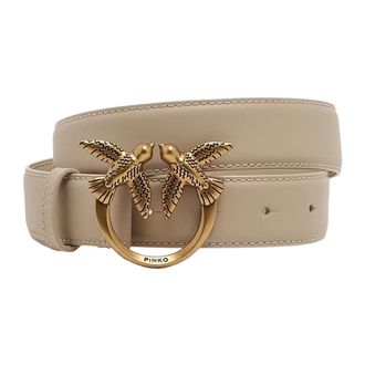 Pinko Pinko, Dames, Accessoires, Beige, Maat: XS Zijde