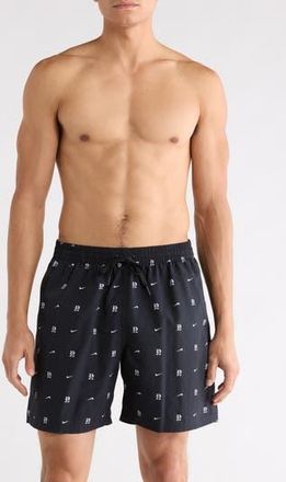 Nike 7-Inch Volley Swim Trunks in Black at Nordstrom Rack, Size Xx-Large