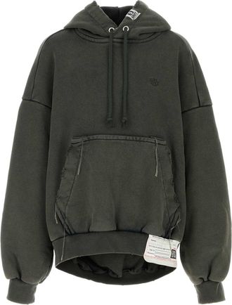 Miharayasuhiro Charcoal Cotton Oversize Sweatshirt