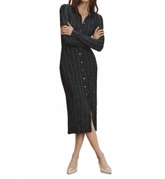 Veronica Beard Barrett Midi Dress In Navy