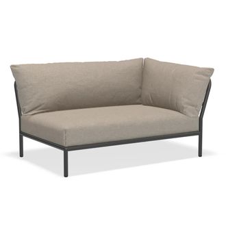 Houe Level 2 Sofa, rechts, dark grey / ash