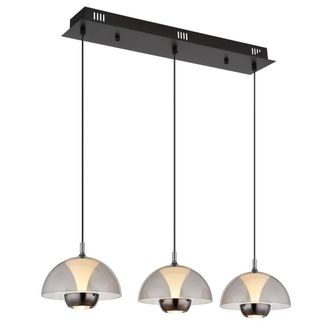 Netlighting Arus Bar Pendant Ceiling Light Matt Black 3x LED 3000K