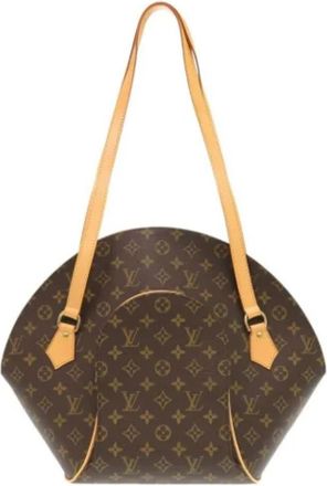Louis Vuitton Tweedehands Canvas Louis Vuitton tassen - Dames - Vintage Schoudertas - Bruin - ONE Size - Vintage