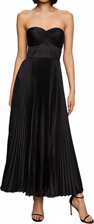 AMUR Womens Belle Dress In Navy