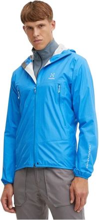 Hagl&ouml;fs L.i.m Proof Jacket - Heren - Windbreakers - Blauw - L - Fitness