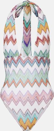 Missoni Costume intero con lam&eacute; a zig zag