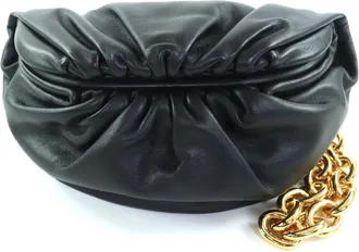 Bottega Veneta Black Leather Sling Bag (Pre-Owned)