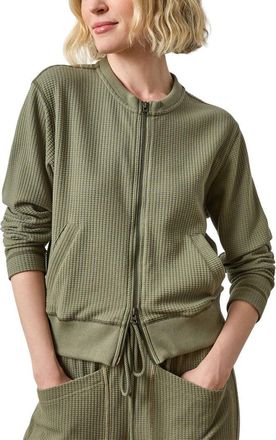 Lilla P Bomber Zip Cardigan