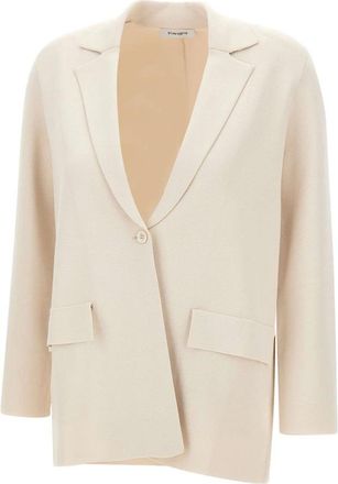 KANGRA Milano Stitch Blazer - Dames - Blazers - Beige - S - Jassen