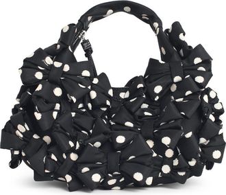 Ganni Hobo minitas van zwarte stof