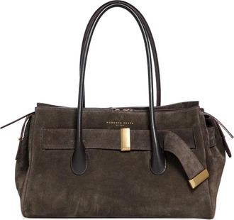Roberto Festa Milano Emeralda gold-tone shoulder bag - Brown