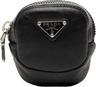 Prada Pre-owned Pouch - Dames - Vintage Accessoires - Zwart - ONE Size - Leer - Vintage