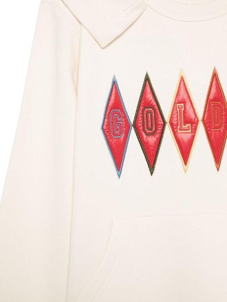 Golden Goose Cotton-Blend Hoodie - White