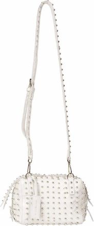 John Richmond Studded Crossbody Bag - Dames - Schoudertassen - Wit - ONE Size - Tassen