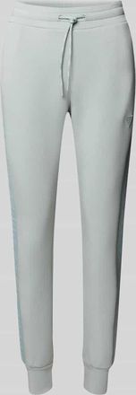 Guess Slim Fit Sweatpants mit elastischem Bund Modell ALLIE SCUBA in Mittelgrau, Größe M