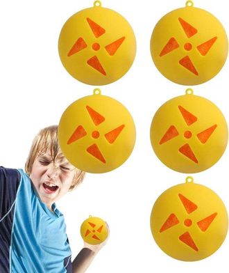 OEM Juego De Globos De Agua - Pelotas Reutilizables Para El Verano - Para Jugar Al Aire Libre - Absorci&oacute;n Hidr&aacute;ulica - 5 Piezas - Amarillo