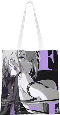 Generic 40.6 X 38.0 cm Canvas Totes Hand Shopping Bag With All Roles Print Zenless Zone Zero Impression For Daily Shopping Shoulder Bag
