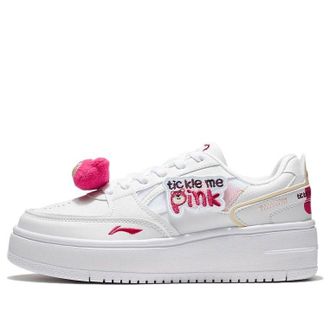 Li-Ning (WMNS) Li-Ning Classic Skateboarding x Disney White Pink Lotso AGCR472-1