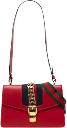 Gucci Pre-owned Sylvie Shoulder Bag - - Pre-owned - Donna - Rosso - ONE SIZE