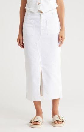 Scotch & Soda The Denim Pencil Skirt in Blanc De Blanc at Nordstrom Rack, Size 28