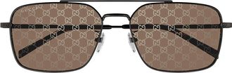 Gucci Sunglasses Gg1957 Sa 005 Gray/Brown Men