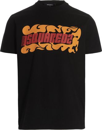 Dsquared2 wave Logo Cigar T-shirt